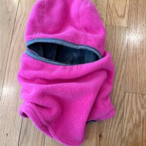 Cozy Pink Fleece Kids Balaclava
